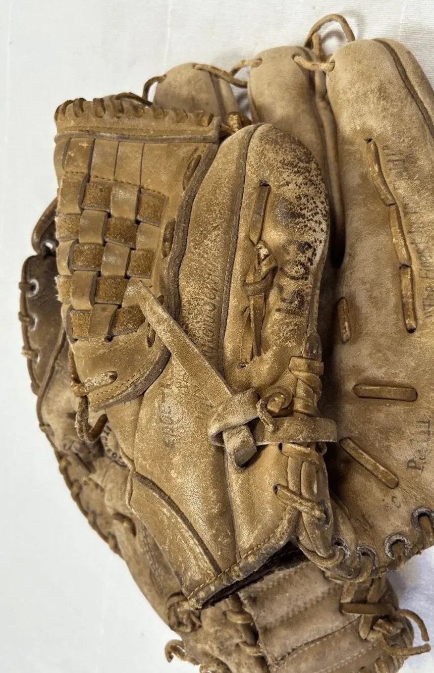 Vintage Youth Baseball Glove Lot of Two Rawlings GJ 69 Jim Lefebvre Glove